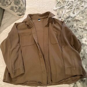 Old Navy Women's Brown Utility Jacket